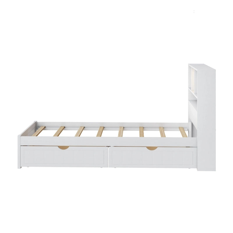 Upholstered Storage Platform Bed with Hydraulic Lift – Queen or King Size