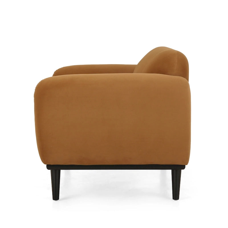 Stoff-Zweisitzer mit gepolsterten Armlehnen – Sofa für 2 Personen