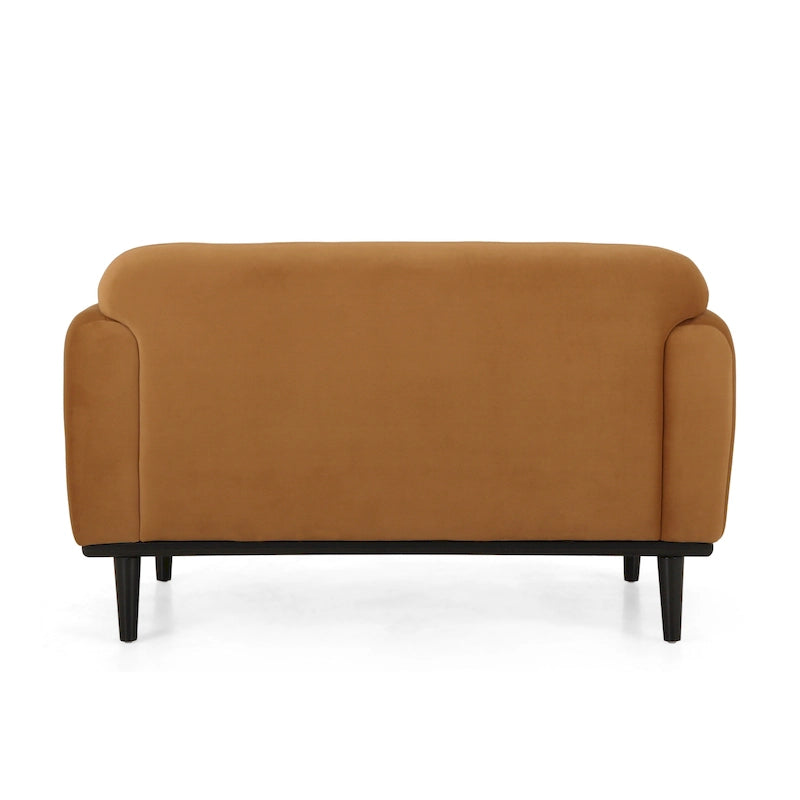 Stoff-Zweisitzer mit gepolsterten Armlehnen – Sofa für 2 Personen