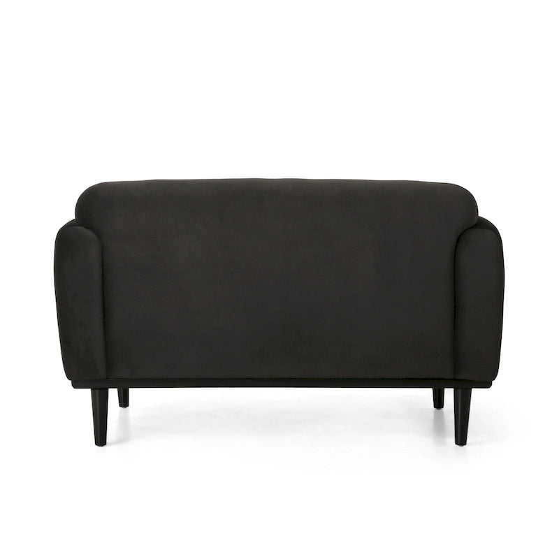 Stoff-Zweisitzer mit gepolsterten Armlehnen – Sofa für 2 Personen