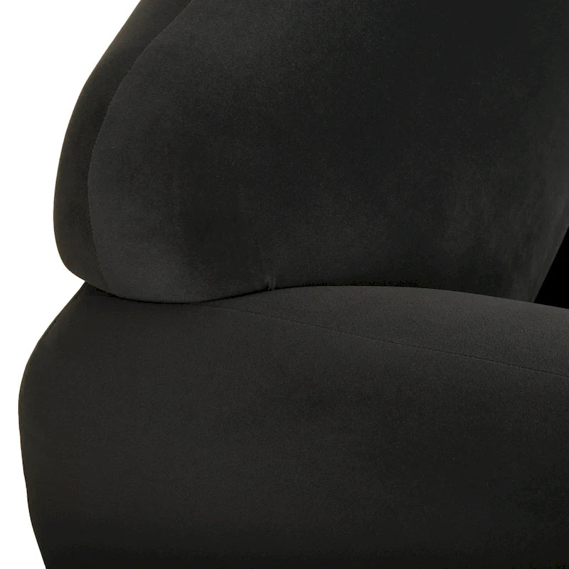 Stoff-Zweisitzer mit gepolsterten Armlehnen – Sofa für 2 Personen