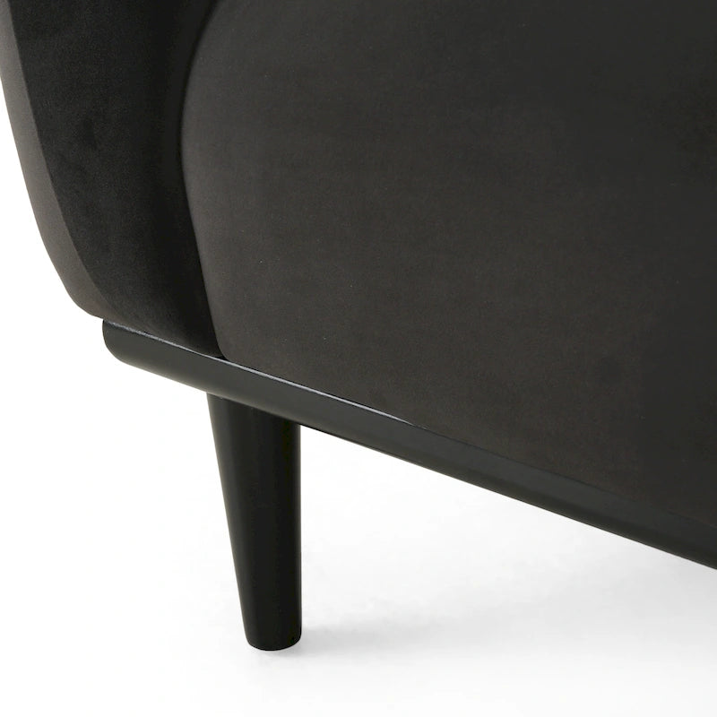 Stoff-Zweisitzer mit gepolsterten Armlehnen – Sofa für 2 Personen