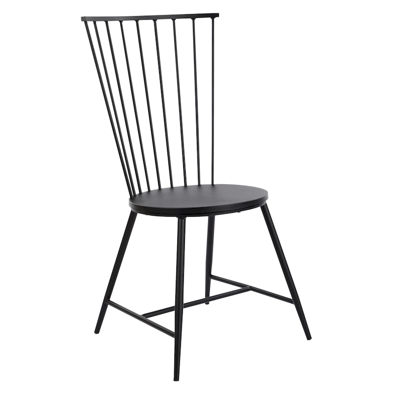 Dining Chair in Black Finish