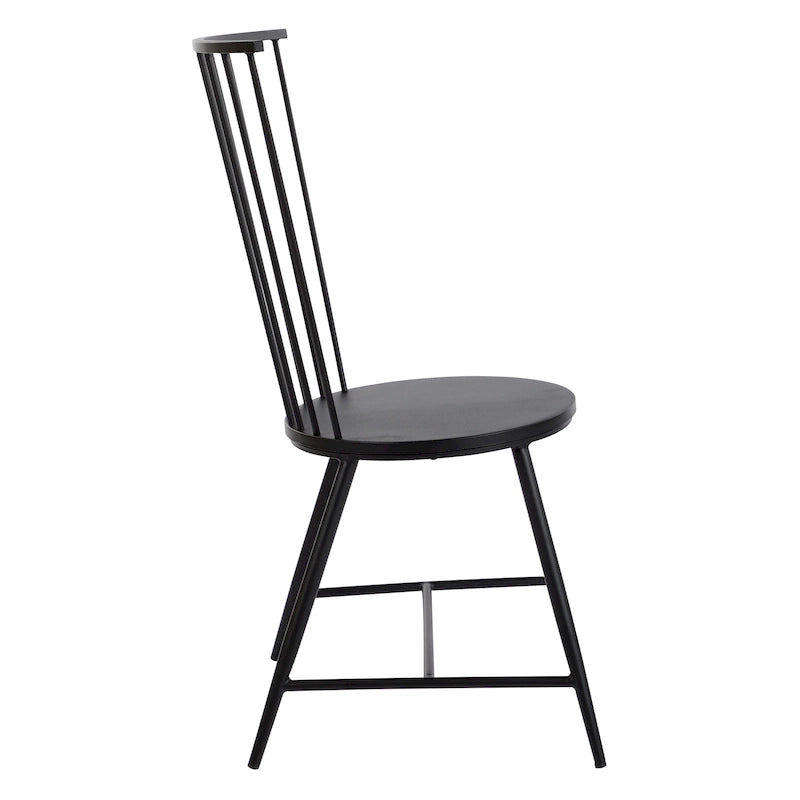 Dining Chair in Black Finish