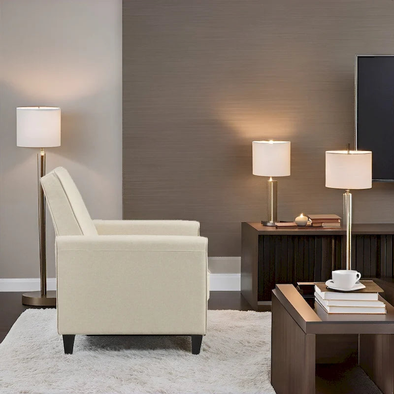 Πολυθρόνα home theater με ανάκλιση και μηχανισμό pushback - συμπαγής ανακλινόμενη πολυθρόνα με μπράτσο και ρυθμιζόμενο υποπόδιο, ιδανική για μικρούς χώρους