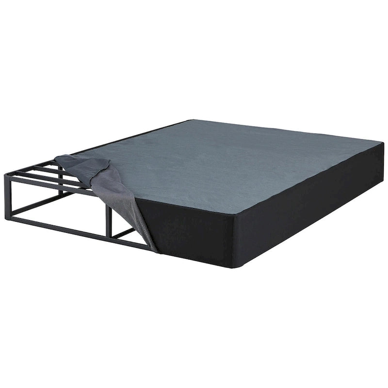 Base de cama de listones de madera con estructura de acero – individual, matrimonial, queen o king