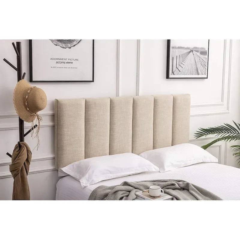 Cabecero queen plegable y tapizado para cama queen