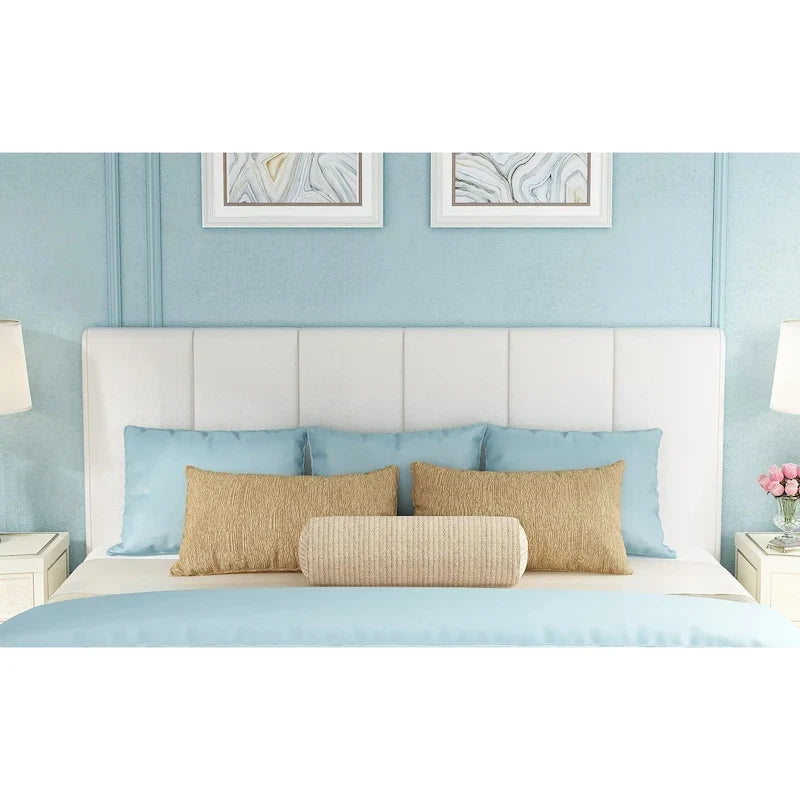 Cabecero queen plegable y tapizado para cama queen
