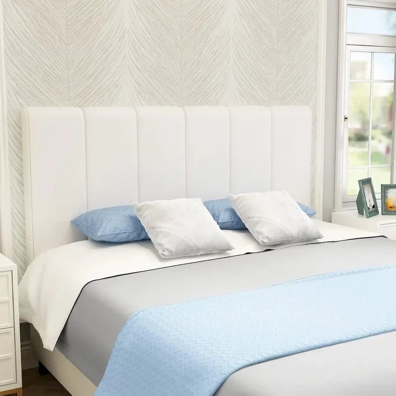 Cabecero queen plegable y tapizado para cama queen