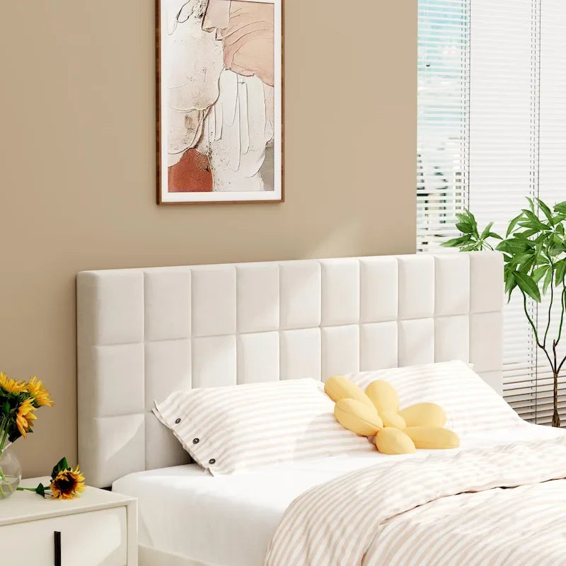 Headboard Queen Foldable Upholstered Headboard for Queen