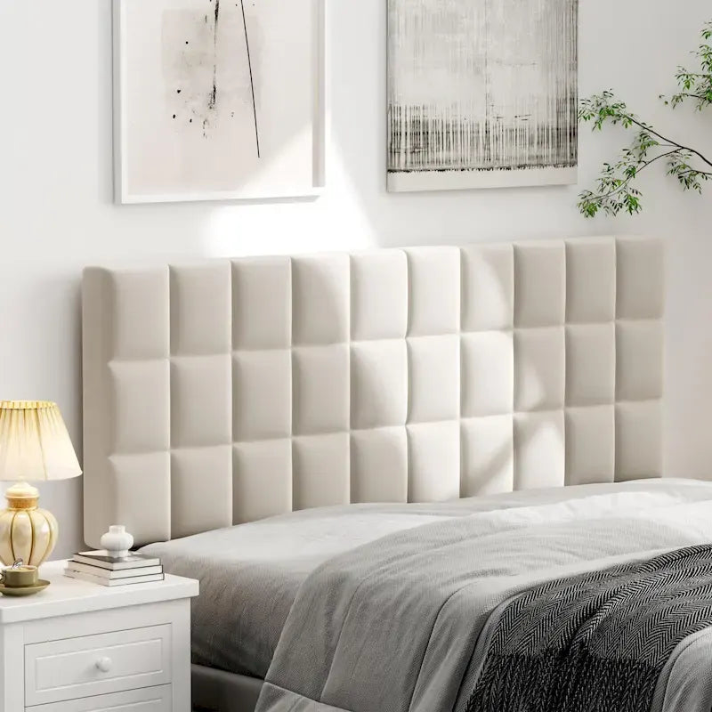 Headboard Queen Foldable Upholstered Headboard for Queen