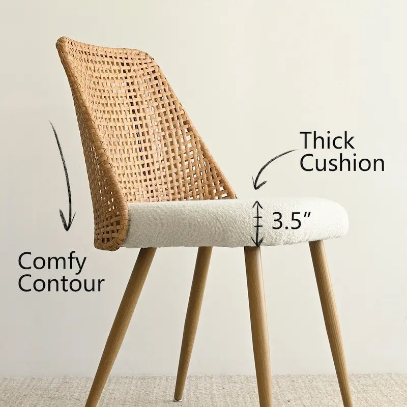 Silla de comedor tapizada