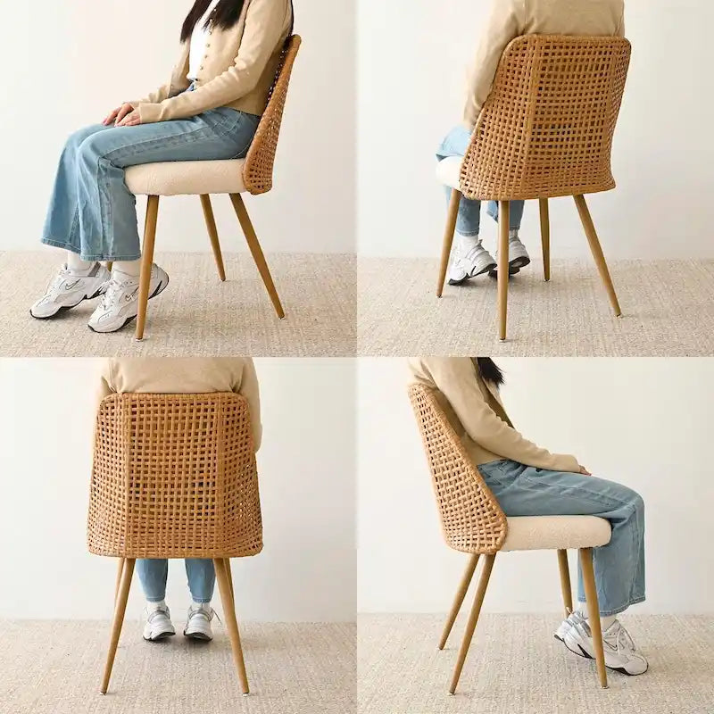 Silla de comedor tapizada
