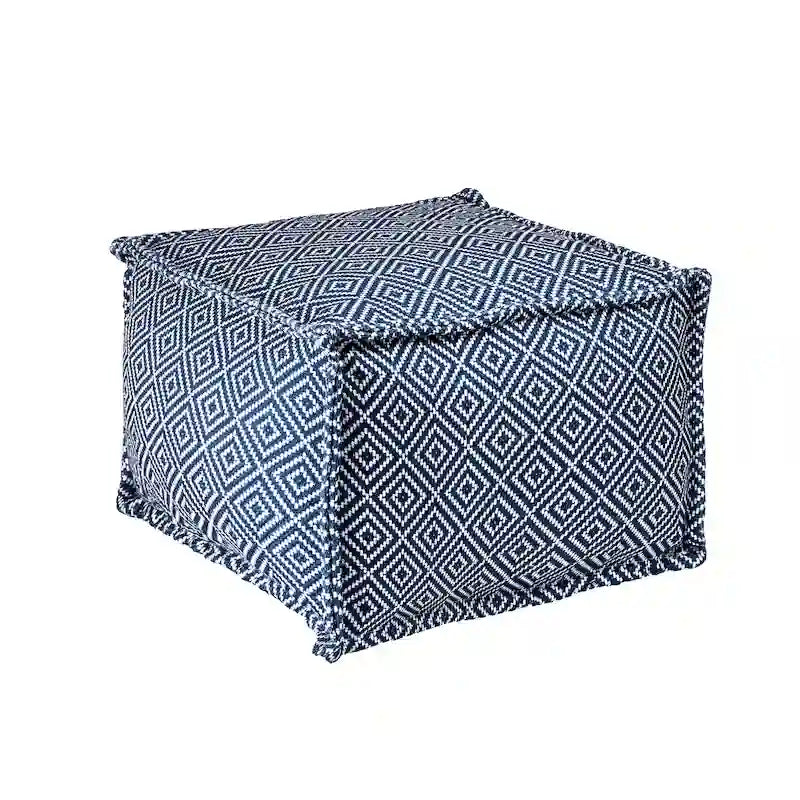 Pouf-Hocker mit Aztekenmuster für den Innen- und Außenbereich